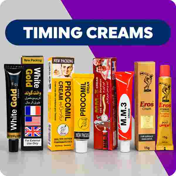 Timing Creams for Men in Pakistan – Procomil, White Gold, MM3 and Eros